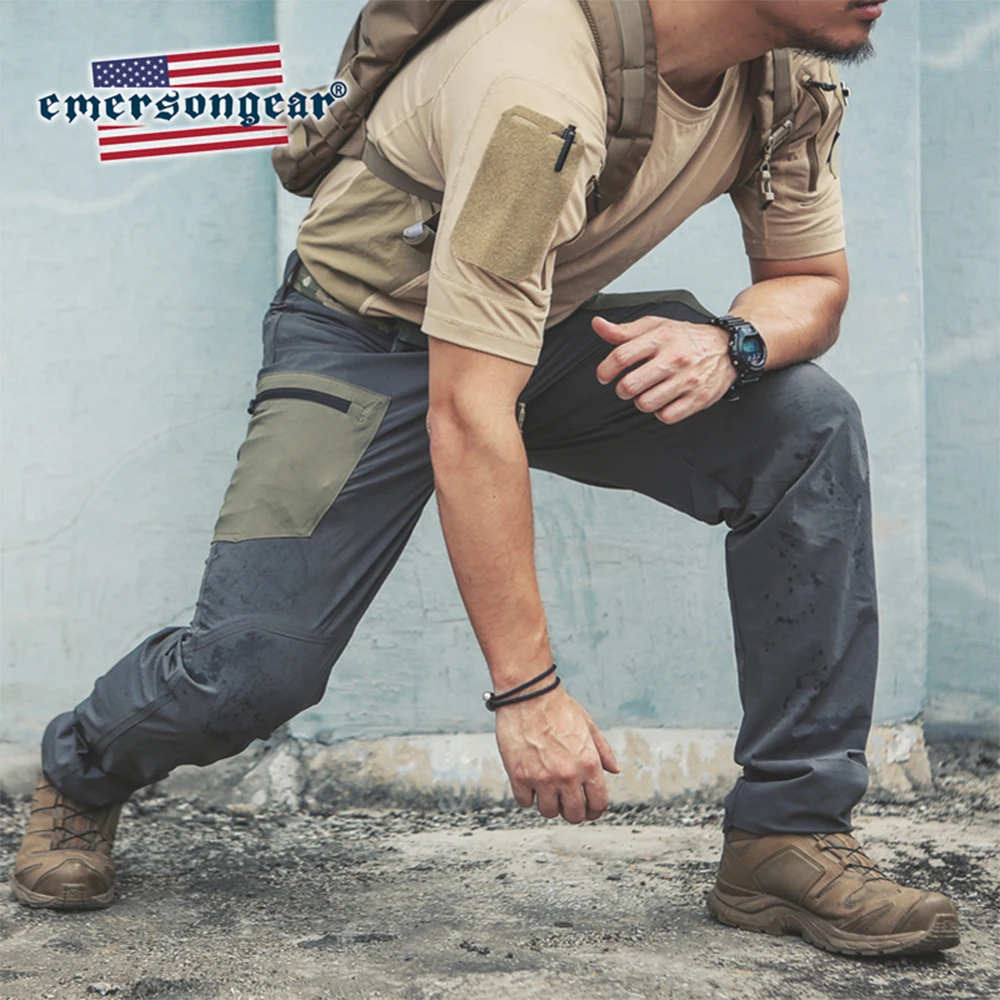 EMERSONGEAR pantalones tácticos pantalones estirados de secado rápido deportes al aire libre senderismo escalada Camping pantalones impermeables pantalones cortadores - imagen 5