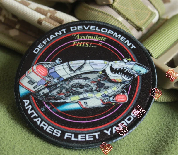 Parches con estampado de nave espacial, proyecto de clase Regent, nave espacial Trek para ropa, brazalete de estrellas DIY para ropa, chaqueta, bolsa, decoración - imagen 4