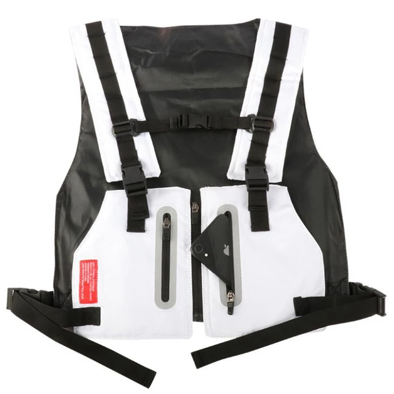 Chalecos reflectantes para deportes al aire libre para hombre, chaleco multifunción de aventura, transpirable, bolsillo táctico, chaleco utilitario, ropa de calle, bolsa de caza, 2020 - imagen 3