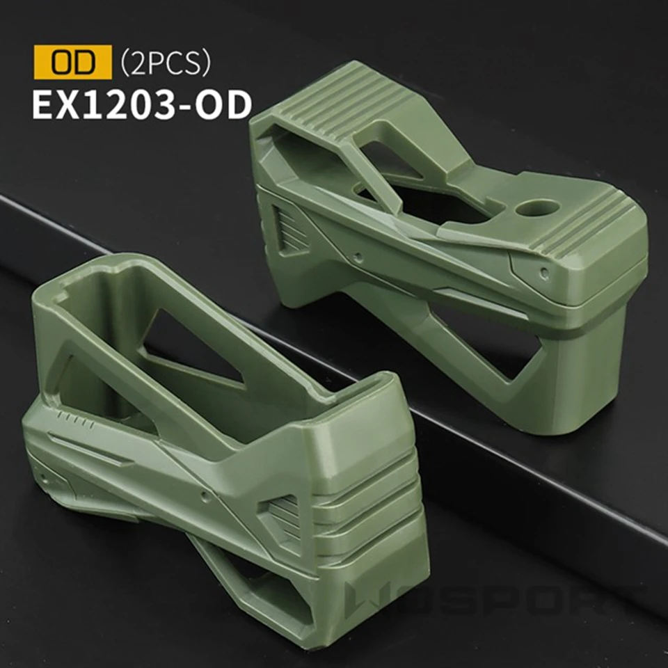 Agarre de revista táctico M4, funda de extracción rápida, almohadilla Base, extensión de revista de Rifle multifuncional, accesorios de caza, 2 uds. - imagen 4