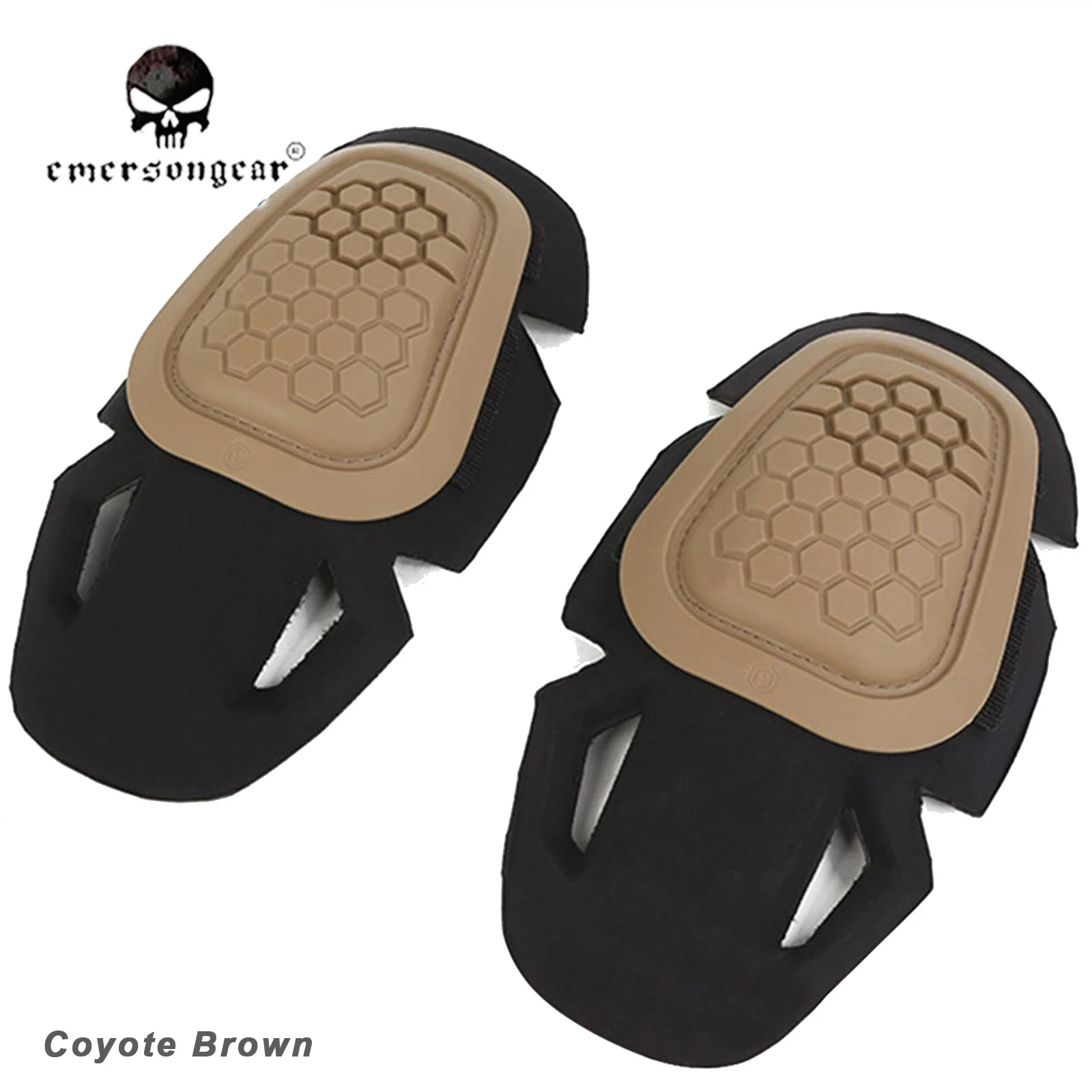 Emersongear E4 rodillera táctica G4 rodilleras protectoras de combate Nylon Paintball Airsoft entrenamiento caza rodilleras par EM7077 - imagen 2