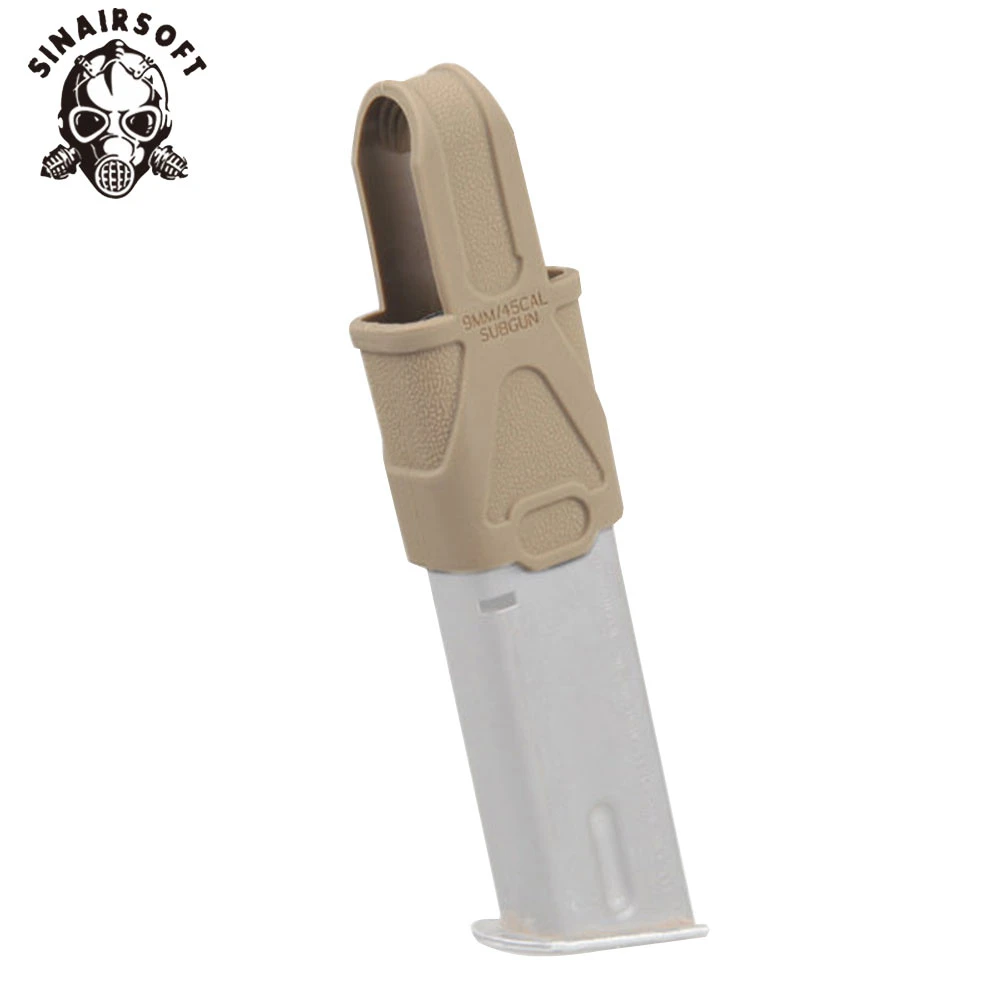 SINAIRSOFT-Soporte de cinturón para cargador MP5, accesorios de caza, pistola rápida Mag, lazos de goma, 9MM - imagen 5