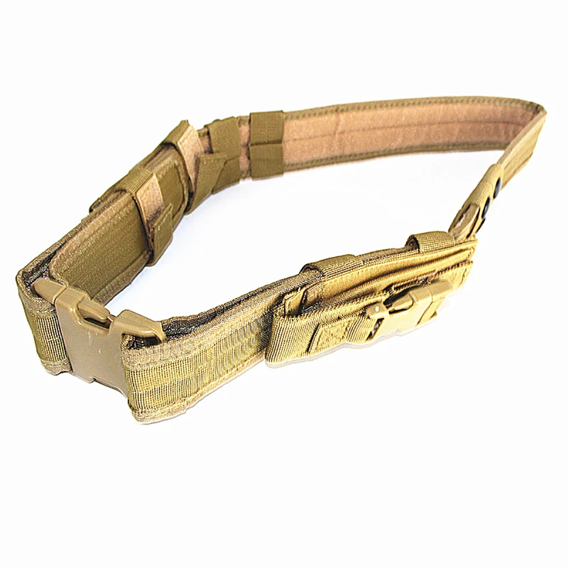 Cinturón táctico de policía de combate ajustable para hombre, bolsa de pistola para revistas, cinturón de nailon de alta resistencia, cinturones militares del Ejército, 2" - imagen 5