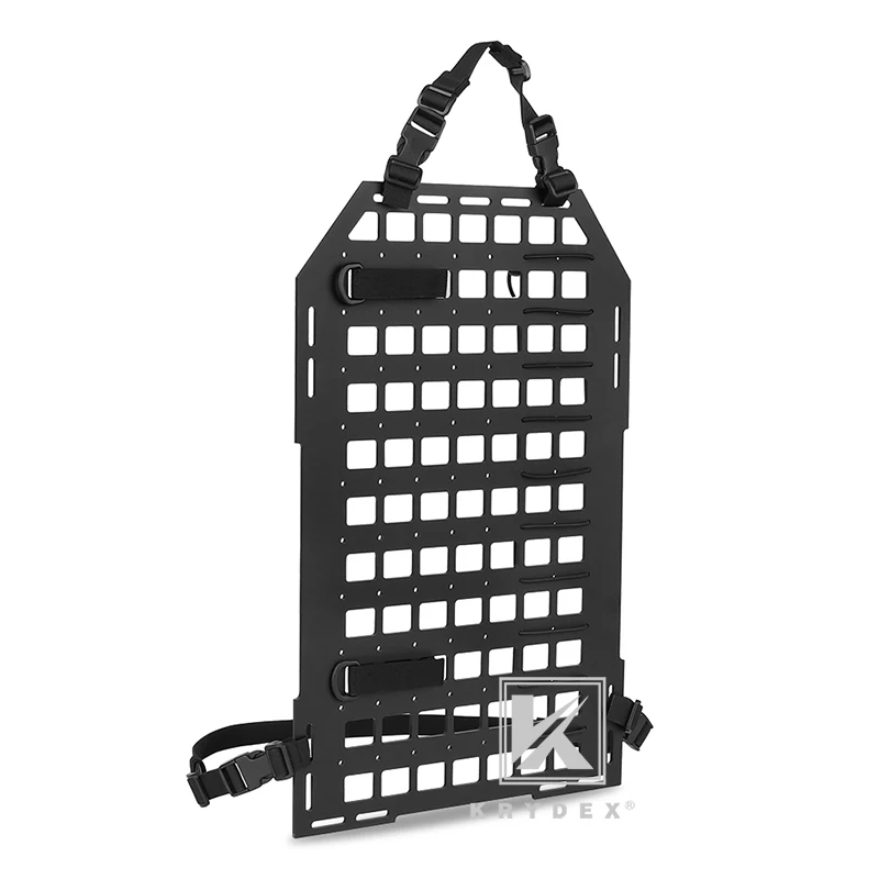 Krydex-estante táctico para Rifle de vehículo, herramienta para asiento trasero, organizador de Panel MOLLE PALS, almacenamiento duro para asientos de vehículos universales - imagen 4