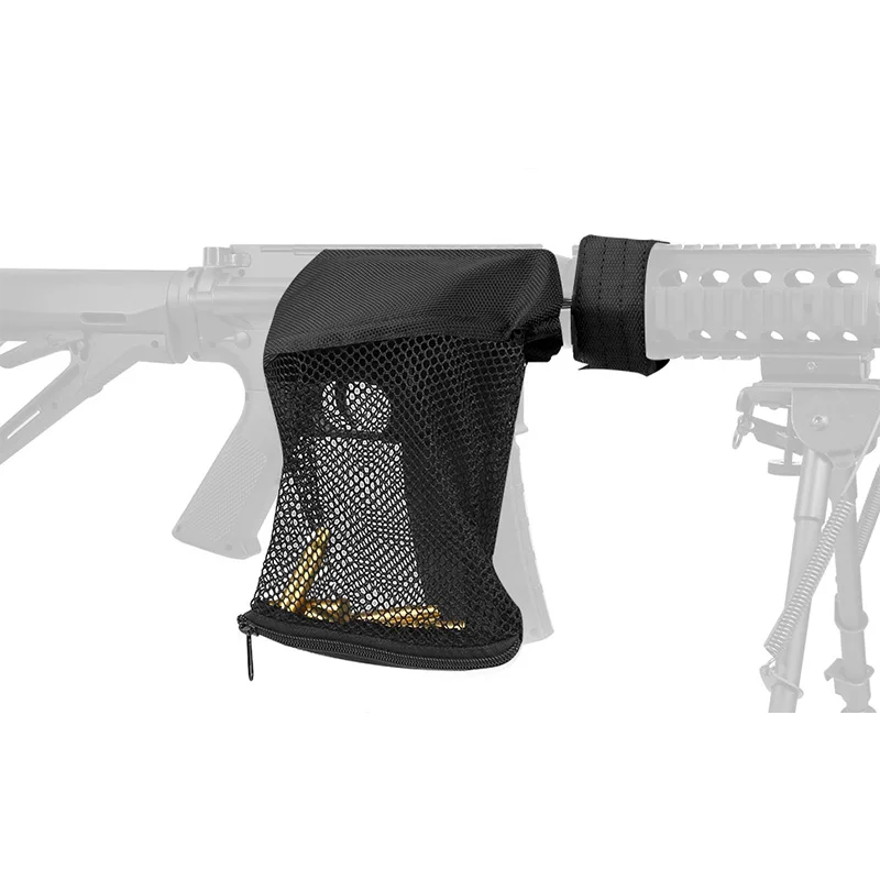 Rifle táctico AR 15 M4, carcasa de latón, trampa de malla para tiro, envoltura de Airsoft, bolsa atrapasueños de nailon, accesorios de caza de captura - imagen 5