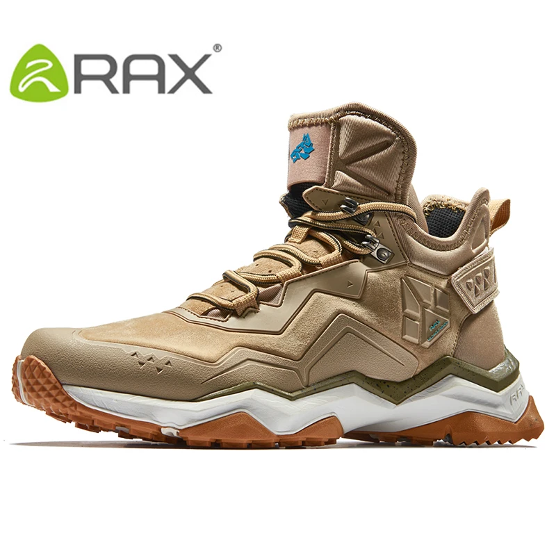 RAX, zapatos de senderismo antideslizantes impermeables para hombre, zapatos de Trekking para mujer, zapatos de montañero, zapatillas de deporte para caminar para invierno, botas de caza cálidas - imagen 3