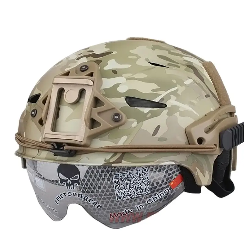 Emersongear-gafas protectoras tácticas EXF, casco, protector de equipo, tiro, Airsoft, caza, combate, senderismo, ABS - imagen 5