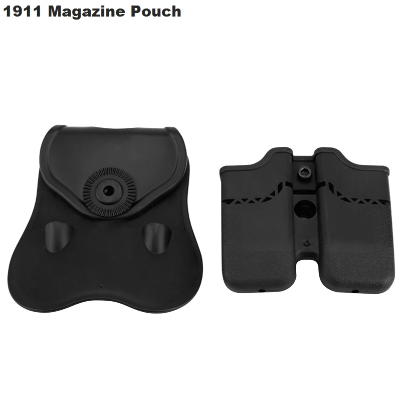 Bolsa de doble revista para caza, Glock17/19/360, Beretta 92/96/USP 22/23 PX4 H & K, funda para pistola, 1911 grados - imagen 2