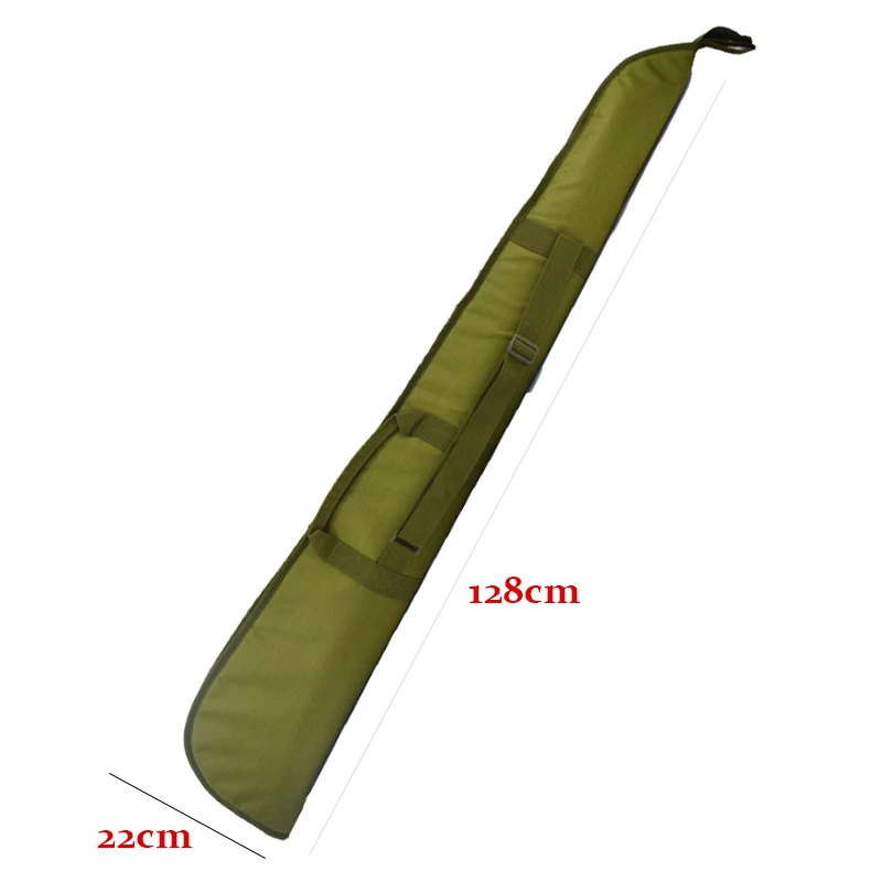 Bolsa de pistola táctica de 128cm, funda de Rifle de aire al aire libre, bolsa de caza Airsoft, mochila con correa para el hombro - imagen 4