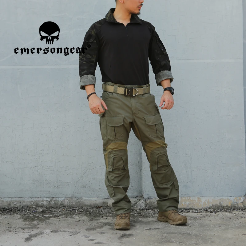 Emersongear-Conjuntos de uniformes de combate tácticos G3, camisas de asalto para hombre, pantalones, trajes de entrenamiento, Tops, pantalones, ropa Airsoft - imagen 2