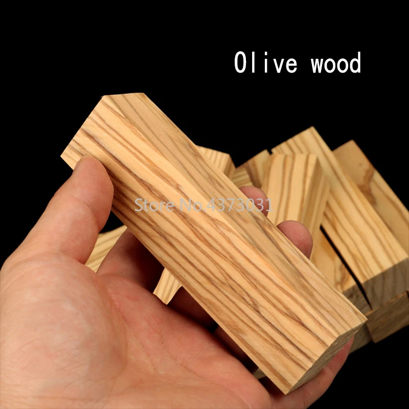 Madera de olivo de 120x40x10mm para MANGO de cuchillo, Material para manualidades, varios tamaños, materias primas - imagen 3