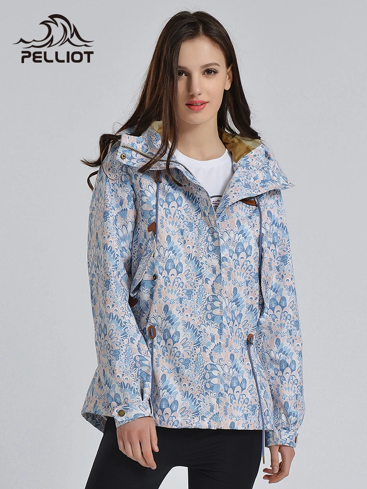 pelliot camping turismo chaquetas de senderismo femeninas chaquetas de invierno para mujer cortavientos a prueba de viento impermeable cálido abrigo de otoño - imagen 3