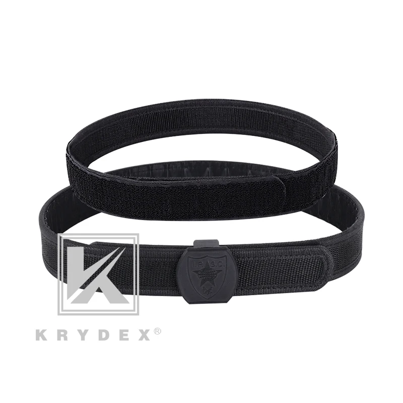 KRYDEX-Cinturón de tiro táctico IPSC para disparar Airsoft USPSA IDPA, accesorios de cinturón de alta velocidad de doble competición interior y exterior - imagen 4