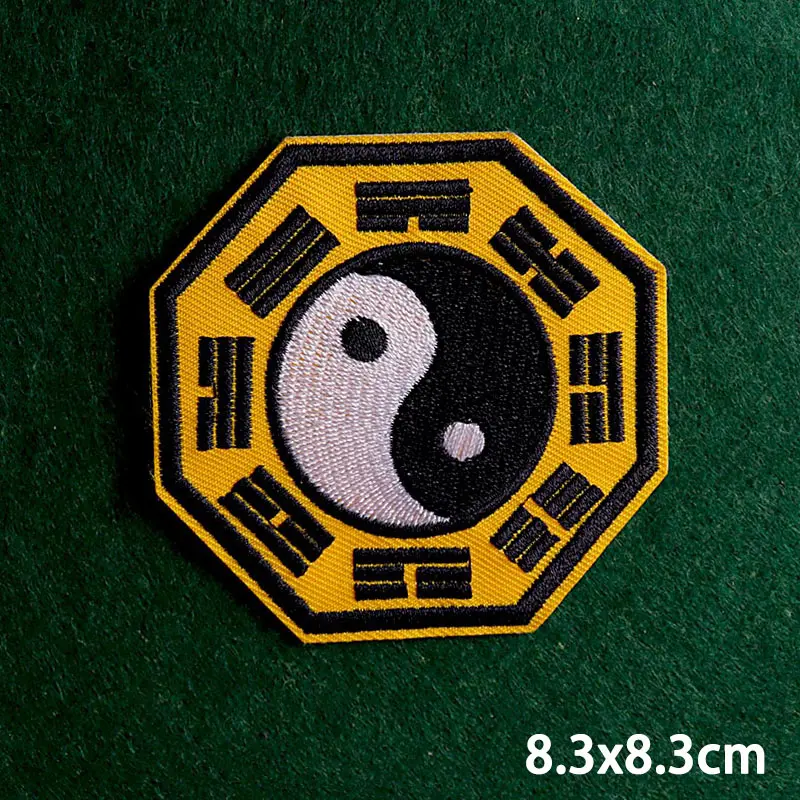 Parches de ropa Punk, Parche de signo, parche para planchar para ropa, insignias de rayas, parches bordados para decoración de ropa, 2 uds./lote - imagen 3