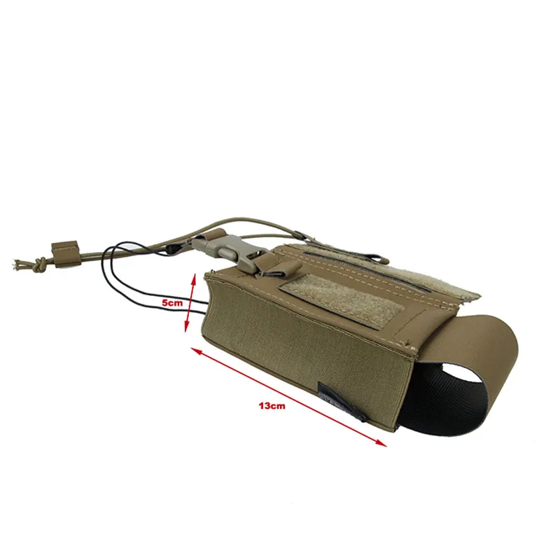 Bolsa de Radio táctica TMC 148/152 para Airsoft al aire libre, walkie-talkie BK/RG/CB para chaleco táctico SPC - imagen 4