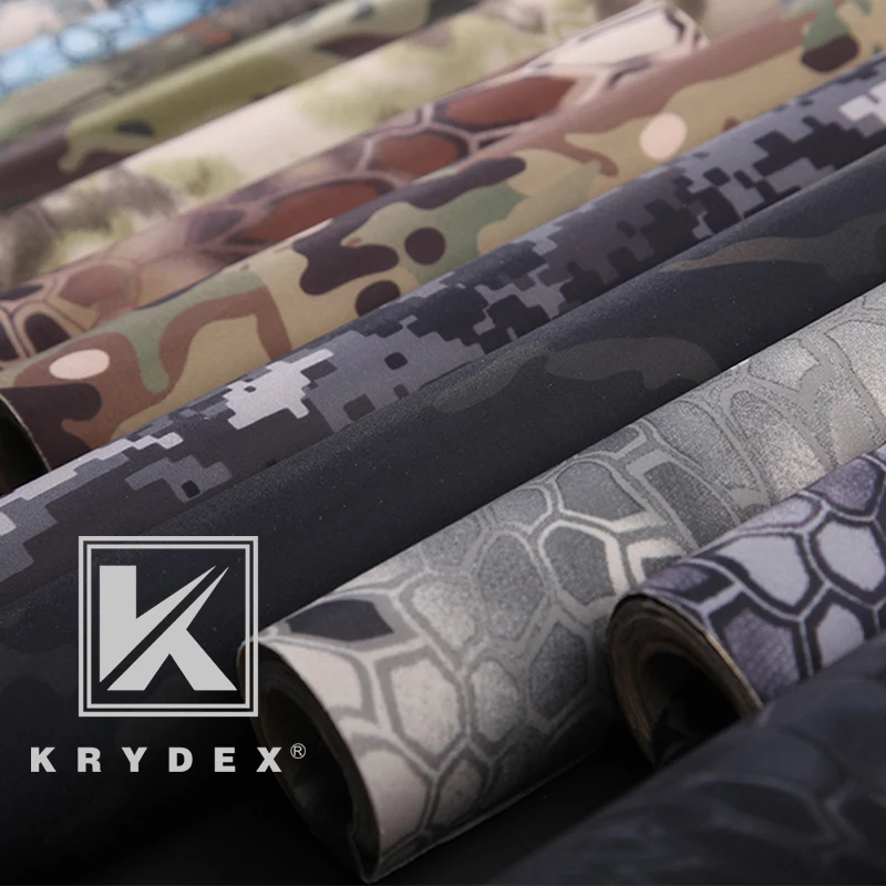 KRYDEX-pegatinas de camuflaje elásticas tácticas, 150x20 MC, envoltura táctica, calcomanía adhesiva, rollo de bricolaje, accesorios de caza y Tiro - imagen 4