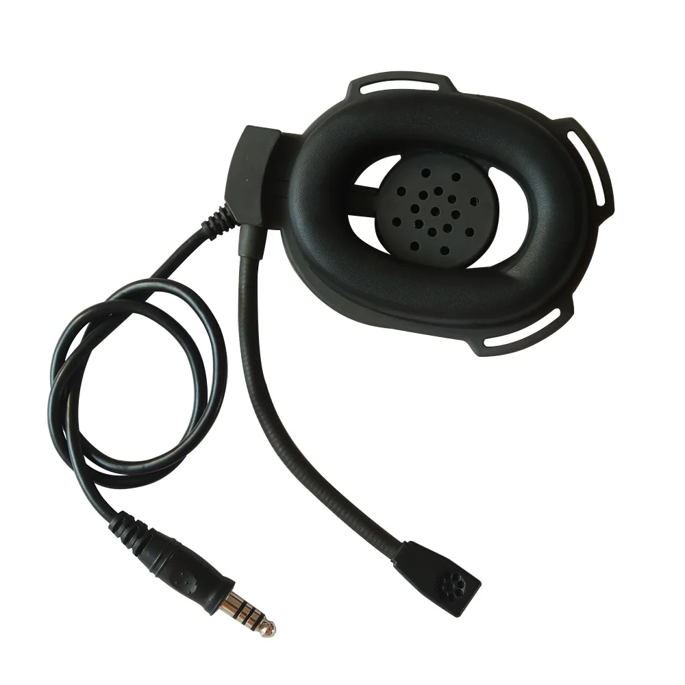 Auriculares tácticos con arnés ajustable, cascos militares Airsoft Paintball, caza, francotirador, Bowman Elite II, para todos los enchufes PTT - imagen 4