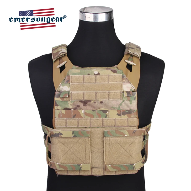 Emersongear táctico JPC 2,0 portador de placa de asalto chaleco de caza simulado armadura corporal Milsim combate ligero senderismo al aire libre Nylon6 - imagen 3