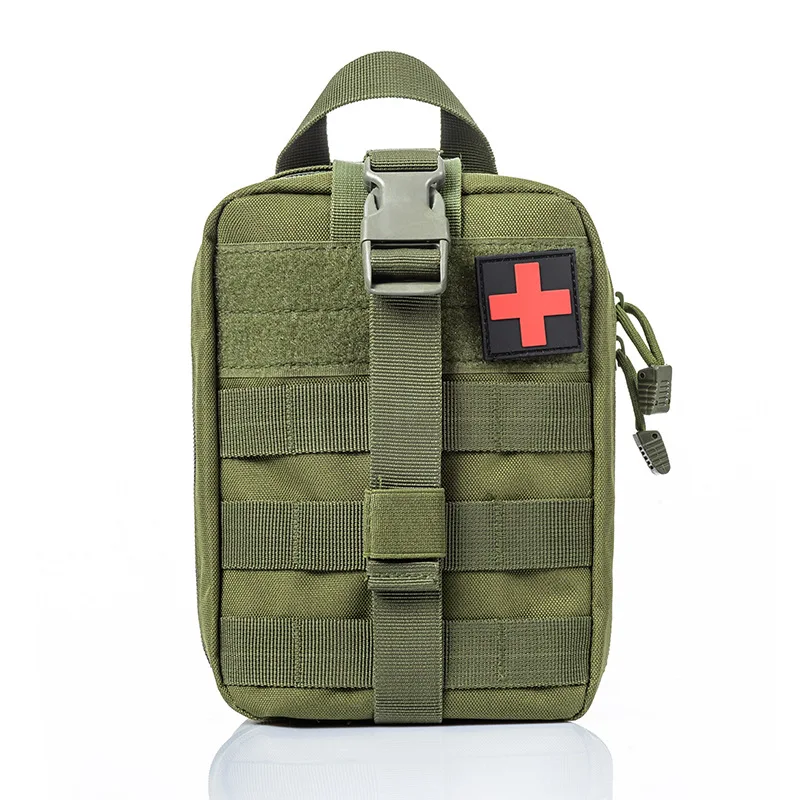 Bolsa táctica EDC Molle para exteriores, botiquín de primeros auxilios de emergencia, bolsa de viaje, Camping, senderismo, escalada, kits médicos - imagen 5