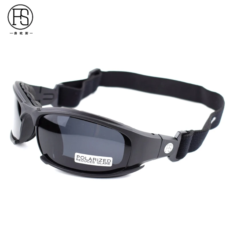 Gafas X7 para hombre, Gafas de sol polarizadas militares, Gafas de tiro airsoft a prueba de balas, lentes ahumados, Gafas para ciclismo y motocicleta - imagen 4
