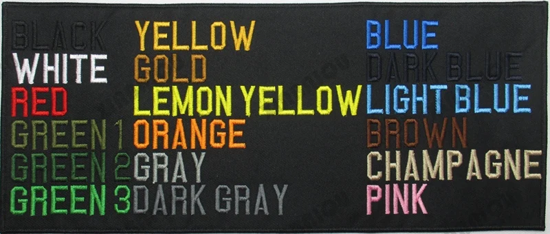 Parche bordado negro personalizado, cinta con nombre, marco de gancho y bucle, Color de texto de múltiples fuentes, hebreo, cirílico, Rusia, España, Francia, Grecia - imagen 4