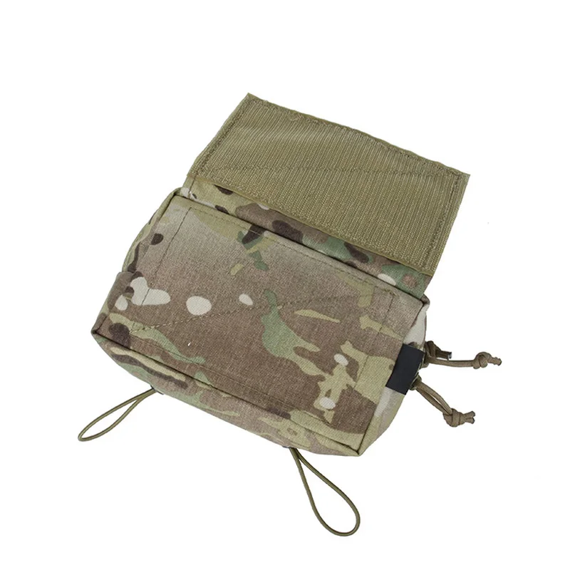 Bolsa táctica para colgar en el pecho TMC, paquete adhesivo de Panel frontal, Multicam para chaleco táctico MCR, aparejo de pecho - imagen 3