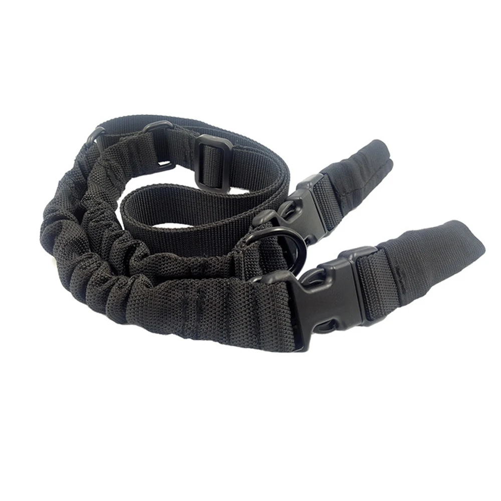 Nuevo Eslinga táctica para Rifle de dos puntos, correa de nailon pesado para caza, soporte para Airsoft, eslinga para Rifle Bungee, hebilla de Metal QD - imagen 2