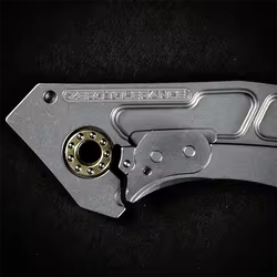 Cuchillo plegable, rodamiento de latón para tolerancia cero ZT 0393 0450 0460 0808, marco de latón, bola de acero inoxidable, cuña de reparación para hacer bricolaje