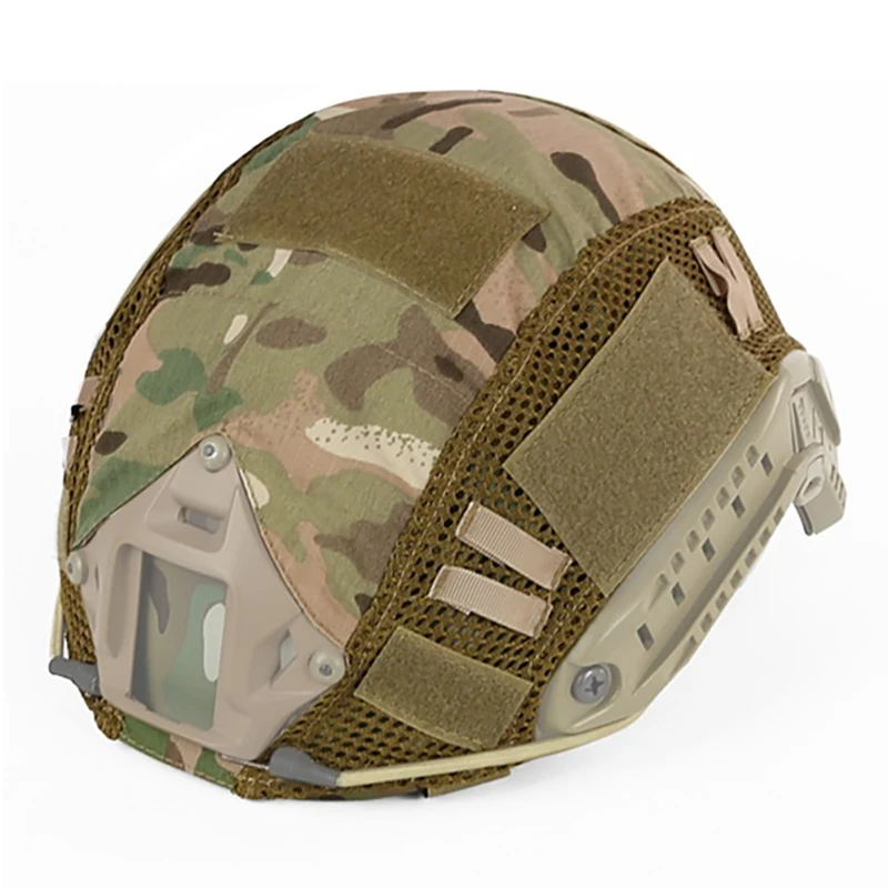 Cubierta de casco rápido de combate militar táctico, tela de casco de caza Airsoft, cubierta de casco deportivo CS Wargame para tipo Ops-Core PJ BJ MH - imagen 4