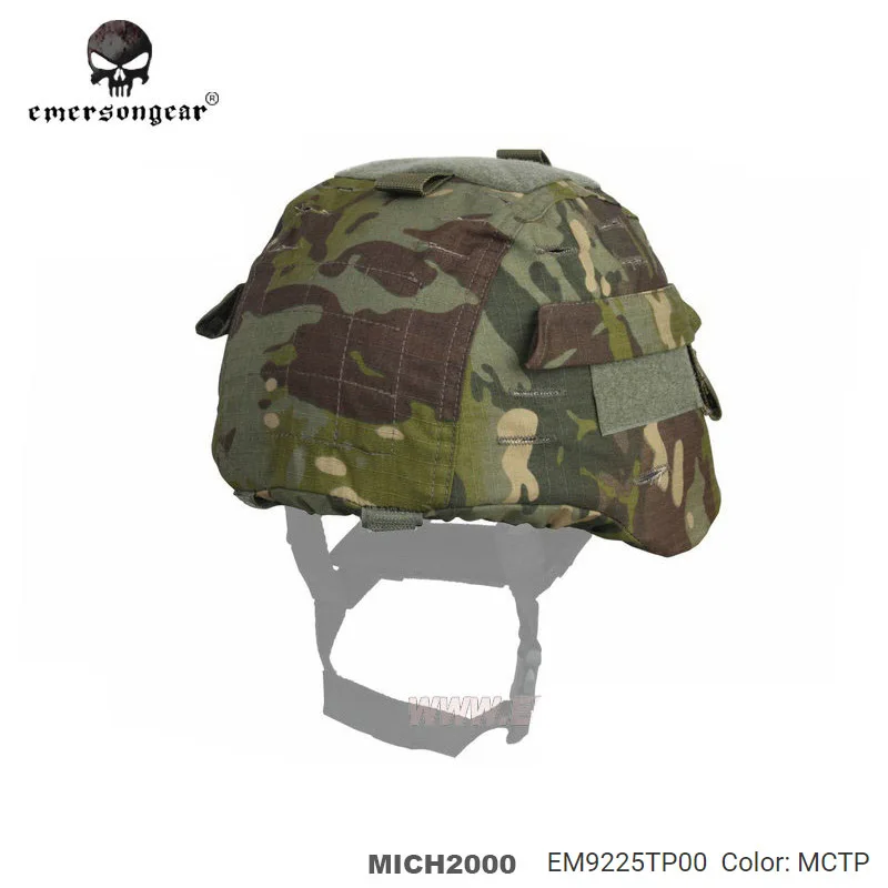 EMERSONgear-cubierta de casco táctico para caza Airsoft, accesorios para casco MICH2000 - imagen 3