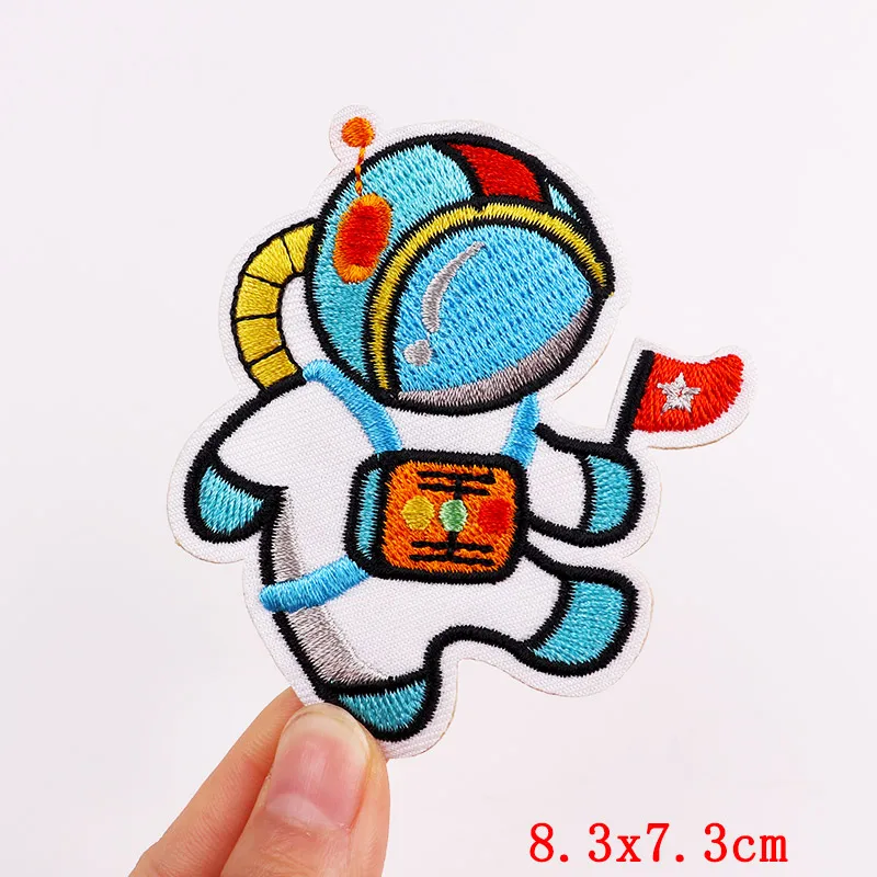 Parches bordados con apliques de setas para ropa de niños, parches para planchar DIY, parches de dibujos animados para ropa, pegatinas, insignias de animales - imagen 5