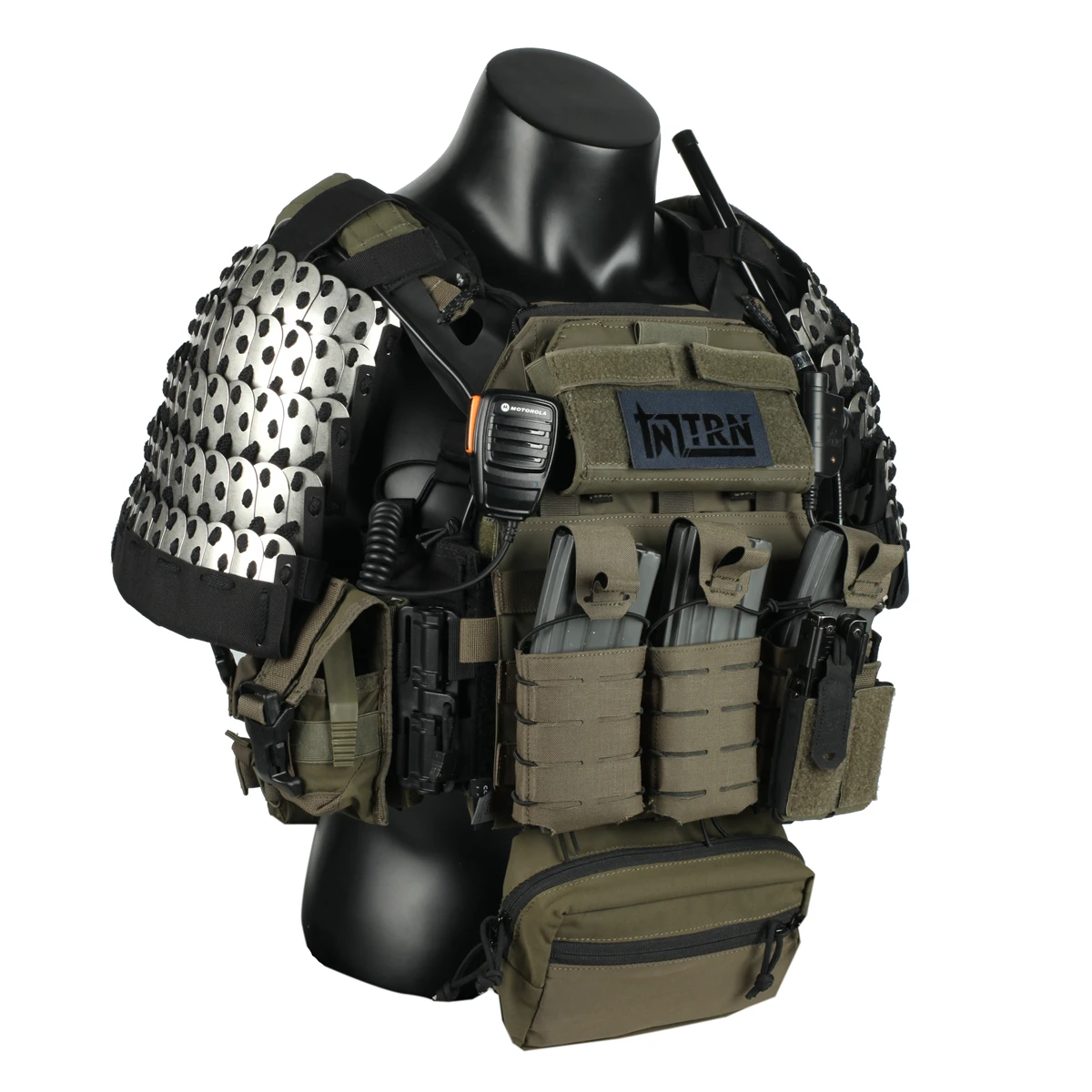 TRN Bac-suspensorio de estilo chino Industrial, accesorio de Protección universal para la entrepierna y la entrepierna, color negro y gris, novedad - imagen 4