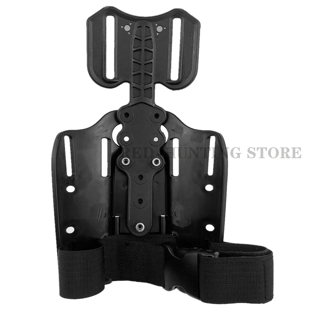 Adaptador de funda de caída con conjunto de cubierta de pierna, funda de pierna Universal de polímero, accesorios de funda de pistola de plataforma, 4 tipos, color negro - imagen 4