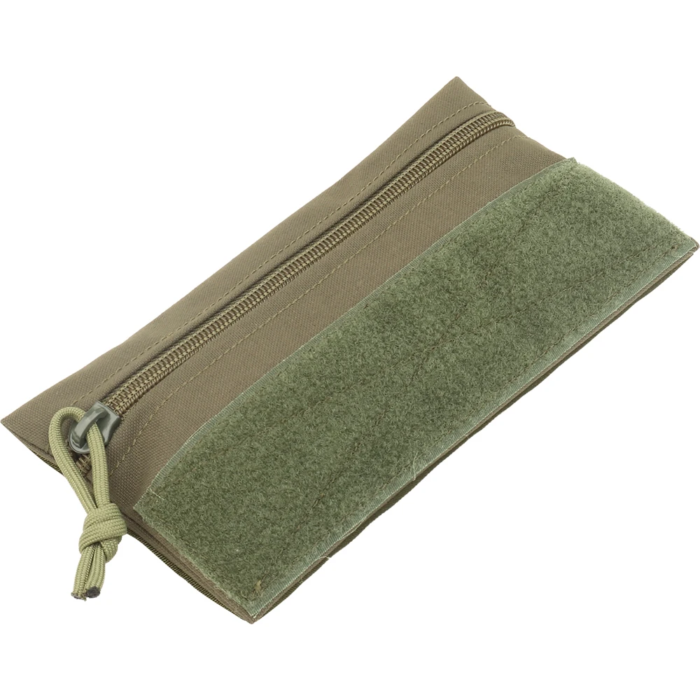 Bolsa táctica de almacenamiento de herramientas de camuflaje portátil, chaleco de caza, aparejo de pecho, accesorio de gancho de Velcro Airsoft, 4x8 pulgadas, MK3, MK4, FCSK - imagen 3
