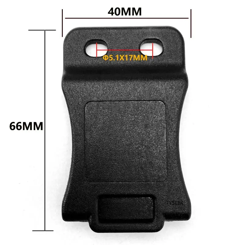 1 Juego de accesorios de Clip de cintura de funda K de cuchillo, Clips traseros de vaina, abrazadera de funda Kydex, piezas de Camping para caza al aire libre DIY - imagen 3