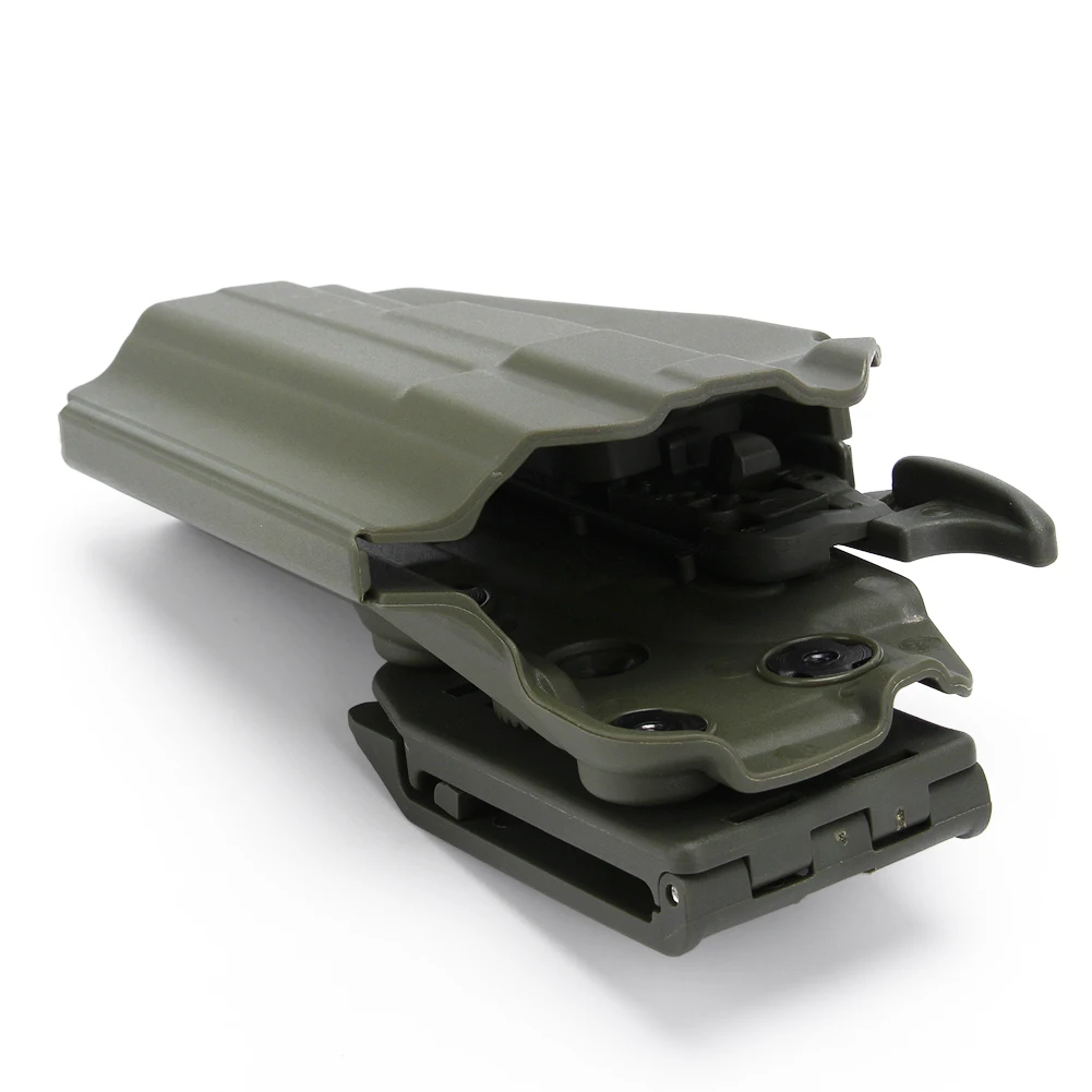 Funda táctica para pistola de extracción para G17/G18C/20/21/22/37 Taurus PT24 S & W M & P 22 9mm,40,45 SIG P225 funda para pistola de cintura - imagen 2