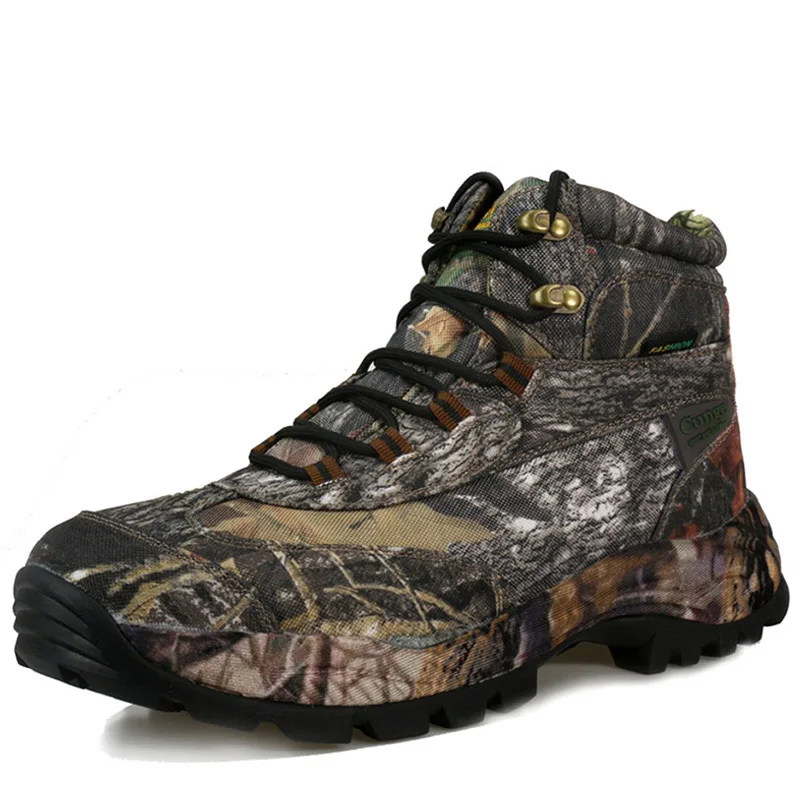 Primavera invierno deporte al aire libre zapatos de senderismo para hombres impermeable entrenamiento masculino Camping combate batalla caza montaña hombres botas militares - imagen 3