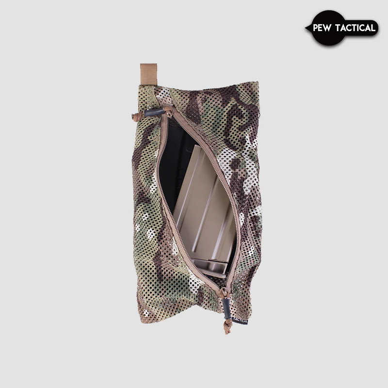 Bolsa de almacenamiento de malla táctica Pew Wonton Airsoft OT05 - imagen 4
