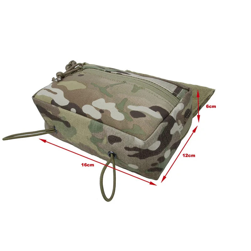Bolsa táctica para colgar en el pecho TMC, paquete adhesivo de Panel frontal, Multicam para chaleco táctico MCR, aparejo de pecho - imagen 5
