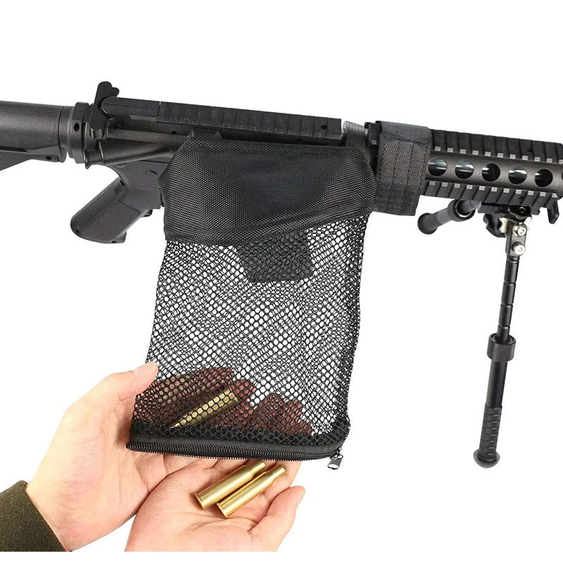 Rifle táctico AR 15 M4, carcasa de latón, trampa de malla para tiro, envoltura de Airsoft, bolsa atrapasueños de nailon, accesorios de caza de captura - imagen 2