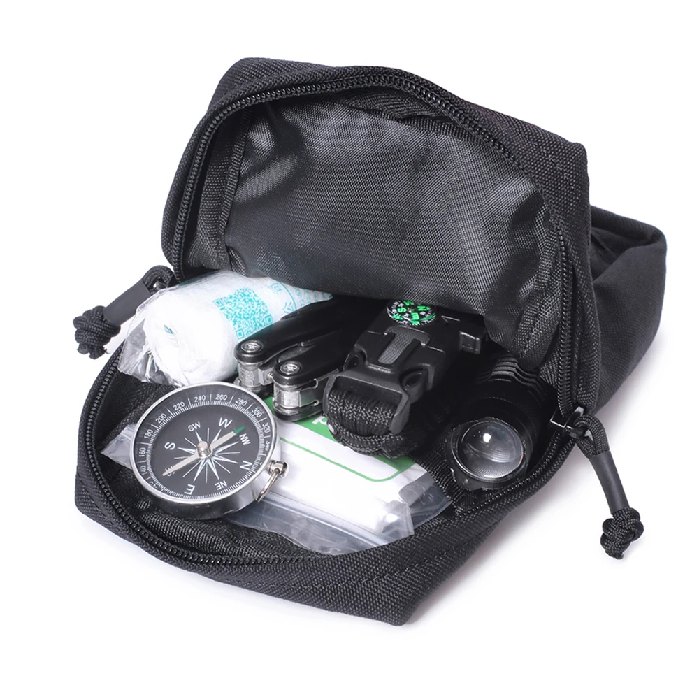 Bolsa Molle, bolsa de herramientas EDC de utilidad, bolsa de accesorios de caza, chaleco Airsoft para deportes al aire libre, mochila, riñonera - imagen 5