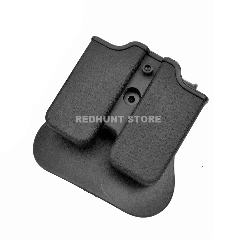 Hutning-Soporte táctico doble para revistas Colt 1911 IMI, bolsa Mag de doble paleta para Paintball - imagen 2