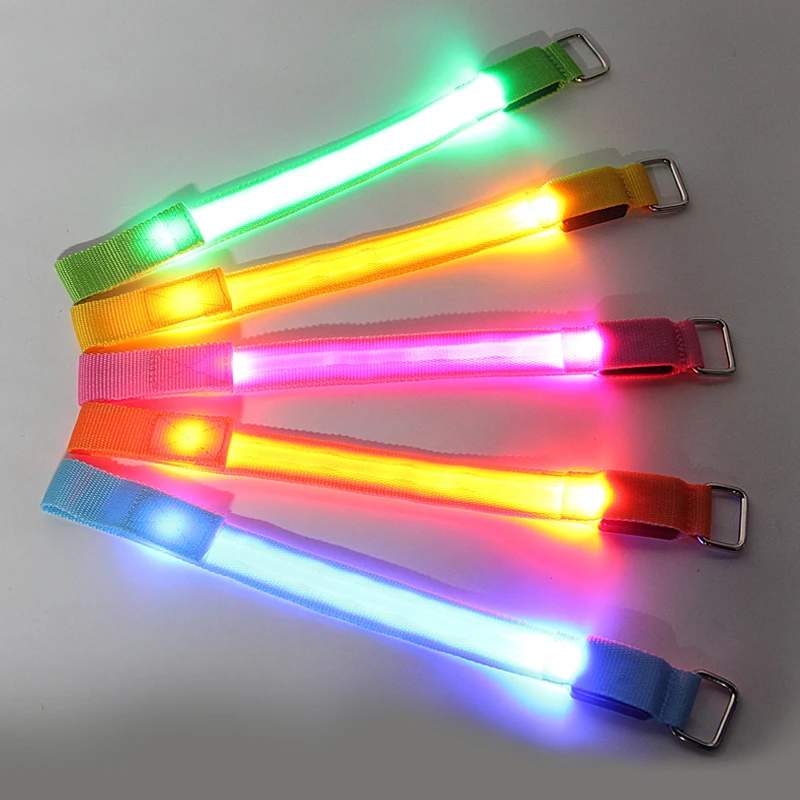 4 piezas de iluminación LED cinturón de seguridad para piernas de caballo correas para piernas de caballo equipo de conducción nocturna suministros ecuestres para deportes al aire libre - imagen 2