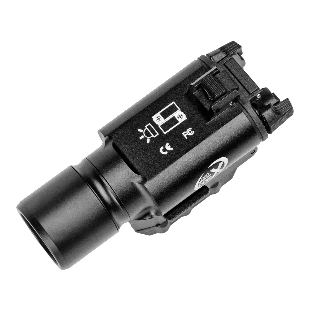 Luz táctica X300 para arma M4 Ultra linterna QD, lámpara LED de separación rápida para pistola Picatinny Rail, accesorios para pistola de caza - imagen 3