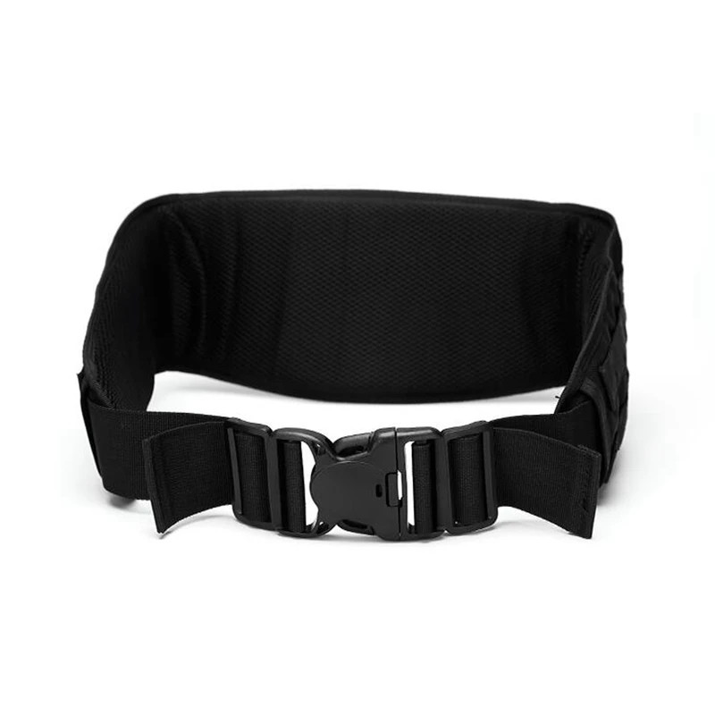 Cinturón táctico Molle, cinturón de batalla militar de seguridad ligero, cinturón acolchado de alta resistencia, hebilla de liberación, equipo de caza - imagen 2