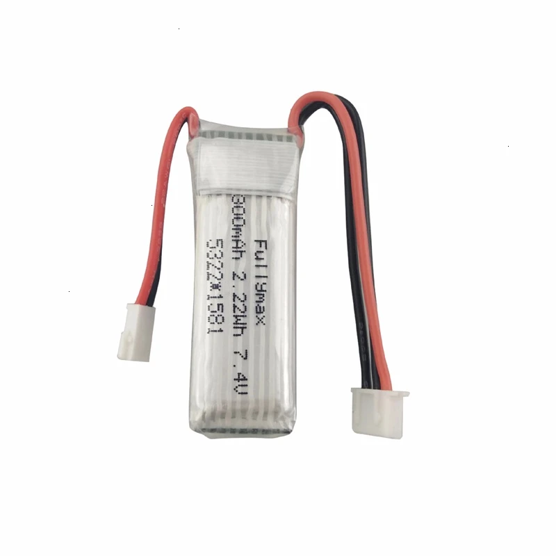 Batería Lipo 7,4 V 300mAh 25C + cargador para XK DHC-2 A600 A700 A800 A430 7,4 V batería de repuesto para WLToys F959 RC avión RTF - imagen 2
