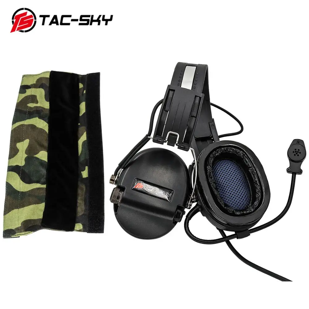 TAC-SKY Airsofte Sordin orejeras de silicona pastilla de reducción de ruido auriculares tácticos militares para caza y tiro - imagen 4