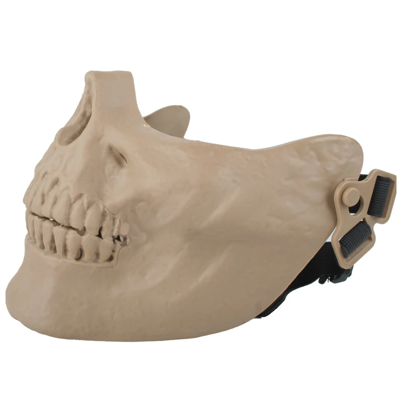 Emersongear-mascarilla táctica Cacique Skull, Media máscara Gen.3, decoración de vacaciones, máscaras faciales protectoras para la cabeza, deportes, senderismo, ciclismo - imagen 5