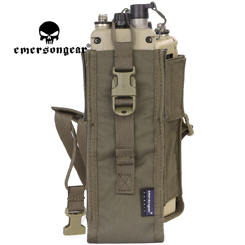 EMERSONGEAR táctico PRC148/152 bolsa de Radio Walkie Talkie titular riñonera Molle bolsillo con liberación Airsoft caza al aire libre Nylon - imagen 5