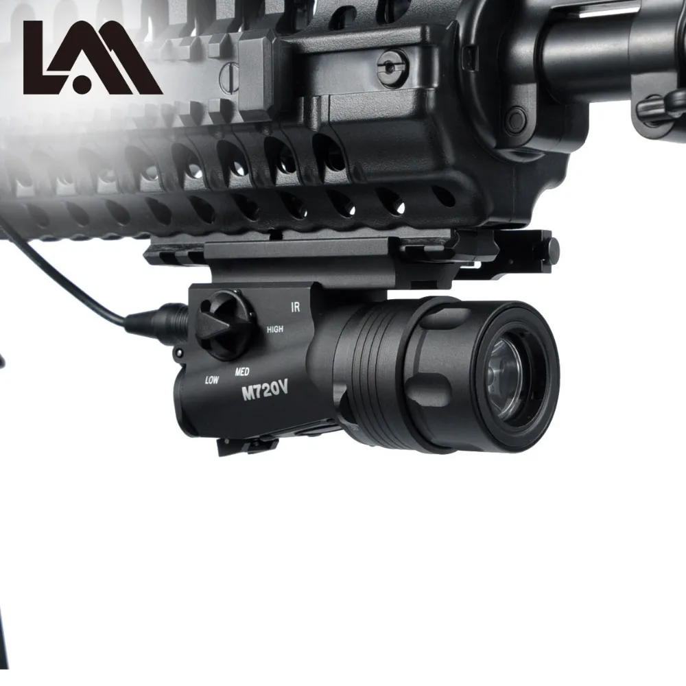 Airsoft Surefir-luz estroboscópica M720 para arma táctica, linterna de caza, lámpara Softair M720V